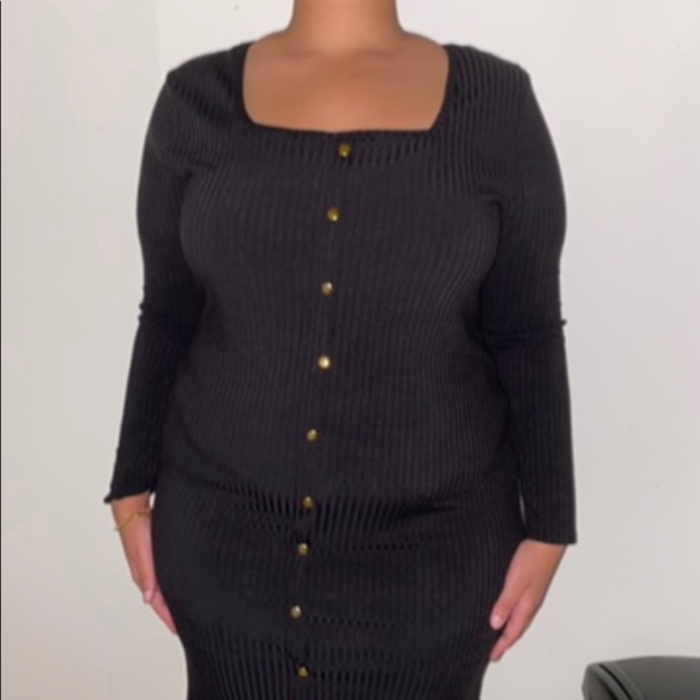 black dress